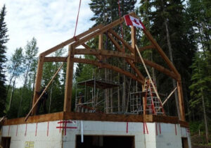 timber frame home in canada