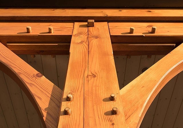 Craftsmanship - craftsmanship detail riverbend timber framing