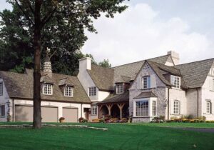 tuscany exterior timber frame home