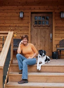 Home Owner and Dog