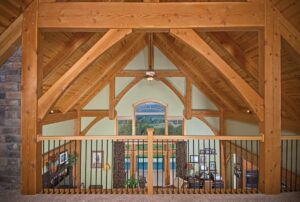 west virginia timber frame loft