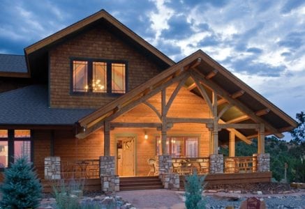 grand-junction-entry.jpg - colorado timber home