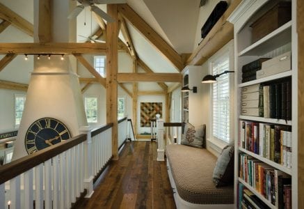 kenton-loft-reading-nook.jpg - timber home loft with reading nook