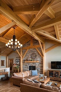 Interior Timber Frame Greatroom