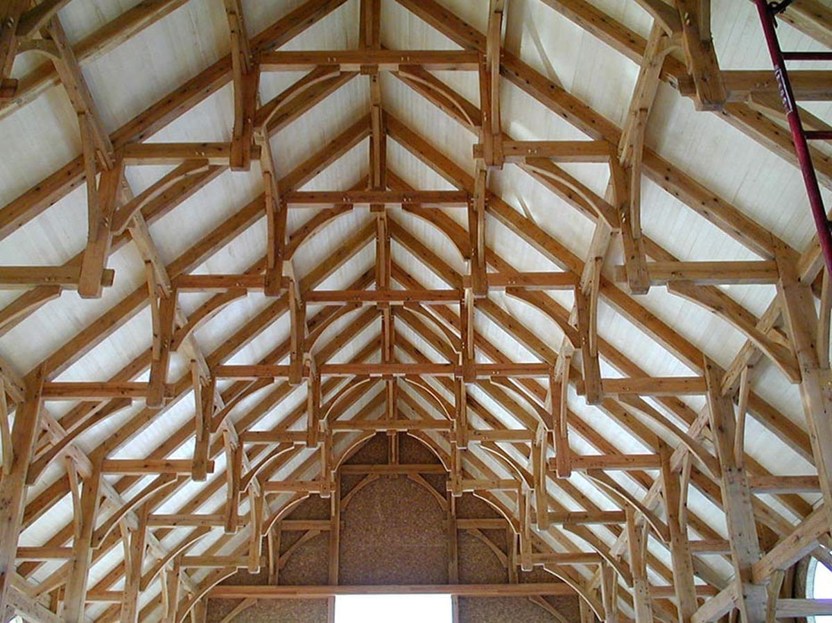 sacred heart timber truss design insight a timber frame building