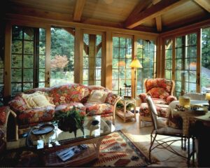 timber frame sun room