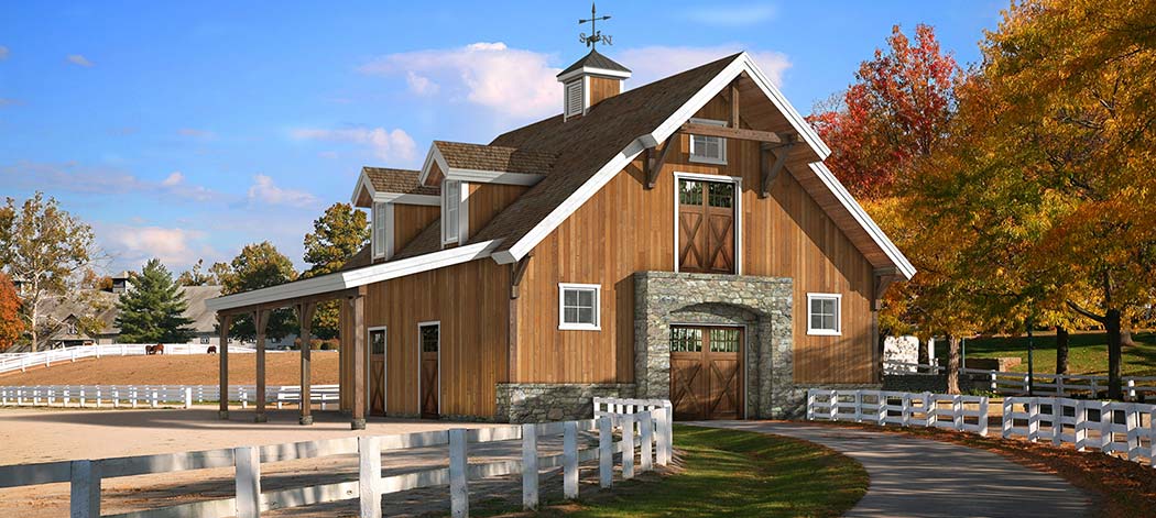 Timber frame stable