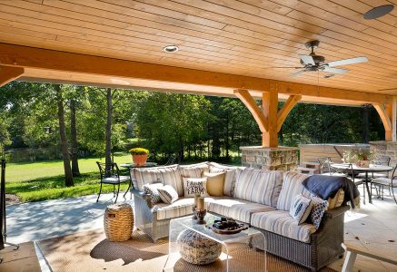 Marysville-outdoor-living - timber frame patio