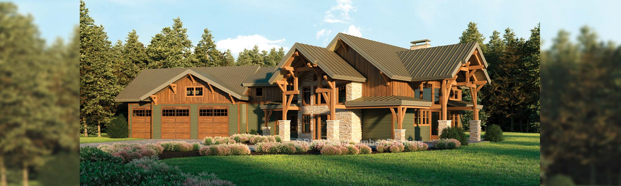 Glen Arbor timber rendering