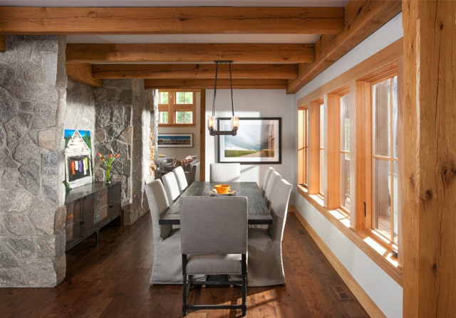 Mid Century Modern Timber Frame Homes - mountain modern home