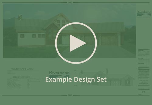 example design set for a timber frame home a