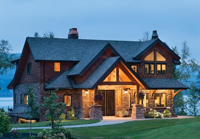 Custom Timber Frame Homes - Custom Mountain Style Homes