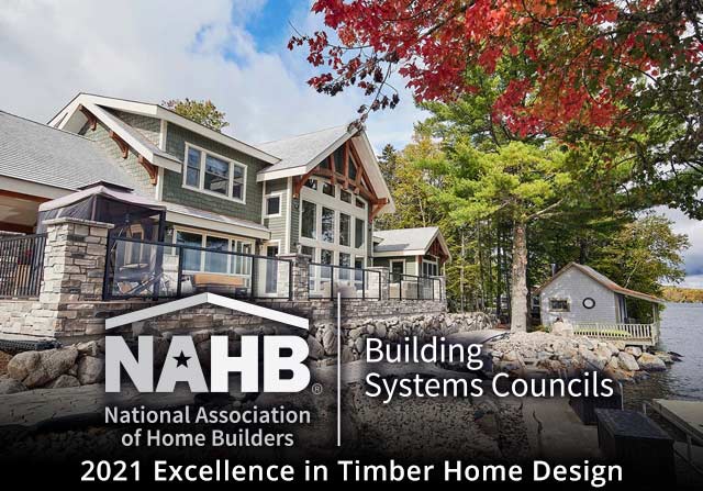 Farmhouse Style Timber Frame Homes - NAHB Award winnter