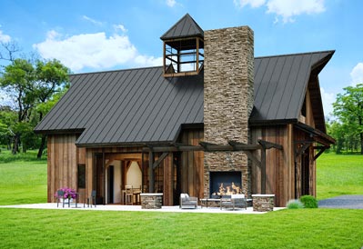 Timber Frame Party Barn