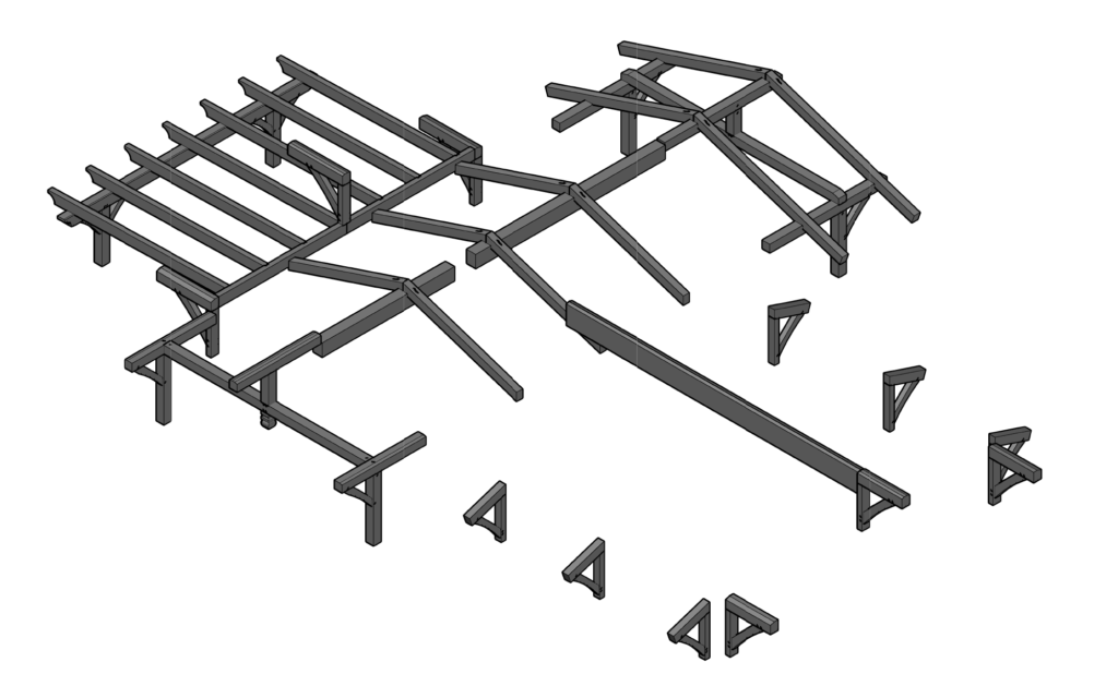 Timber Frame Skeleton
