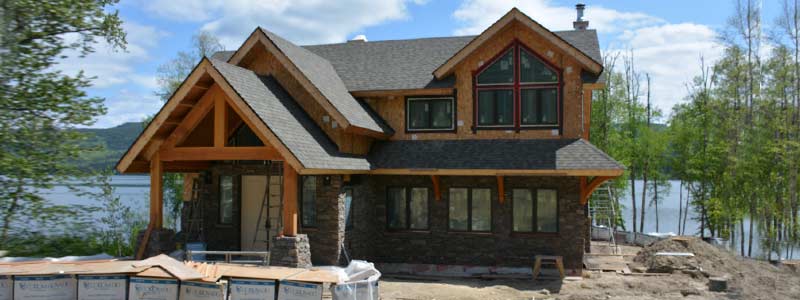 Riverbend Signature Series - finishing touches custom timber frame home