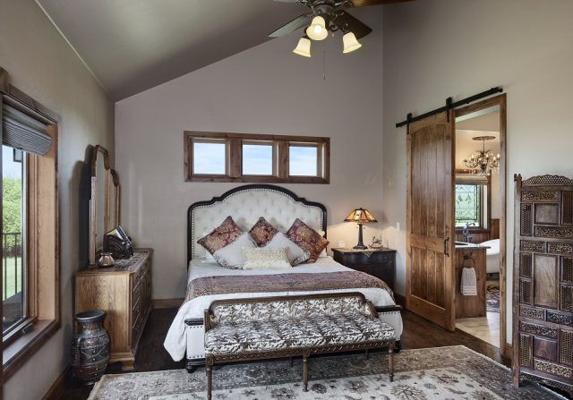 clerestory windows in a timber frame home