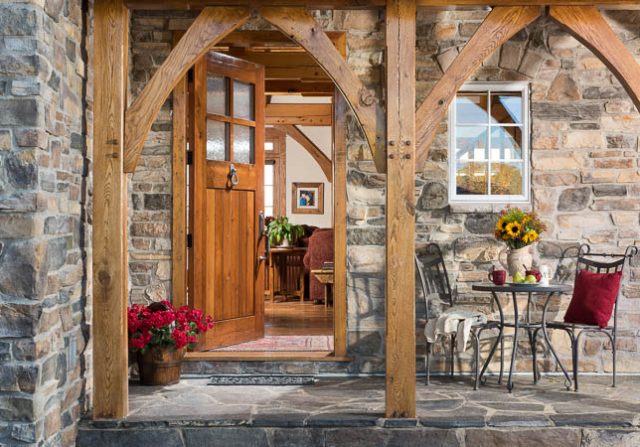 european style home in canada