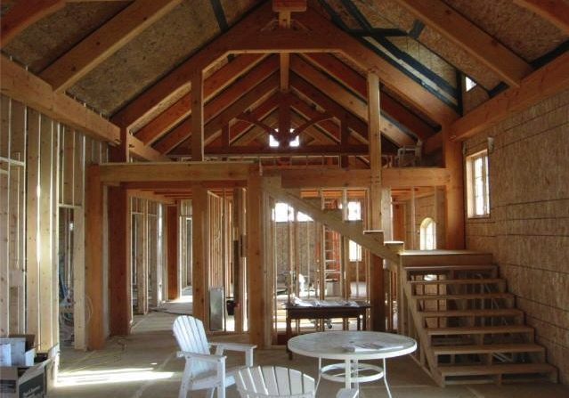 kentucky custom  home during construction