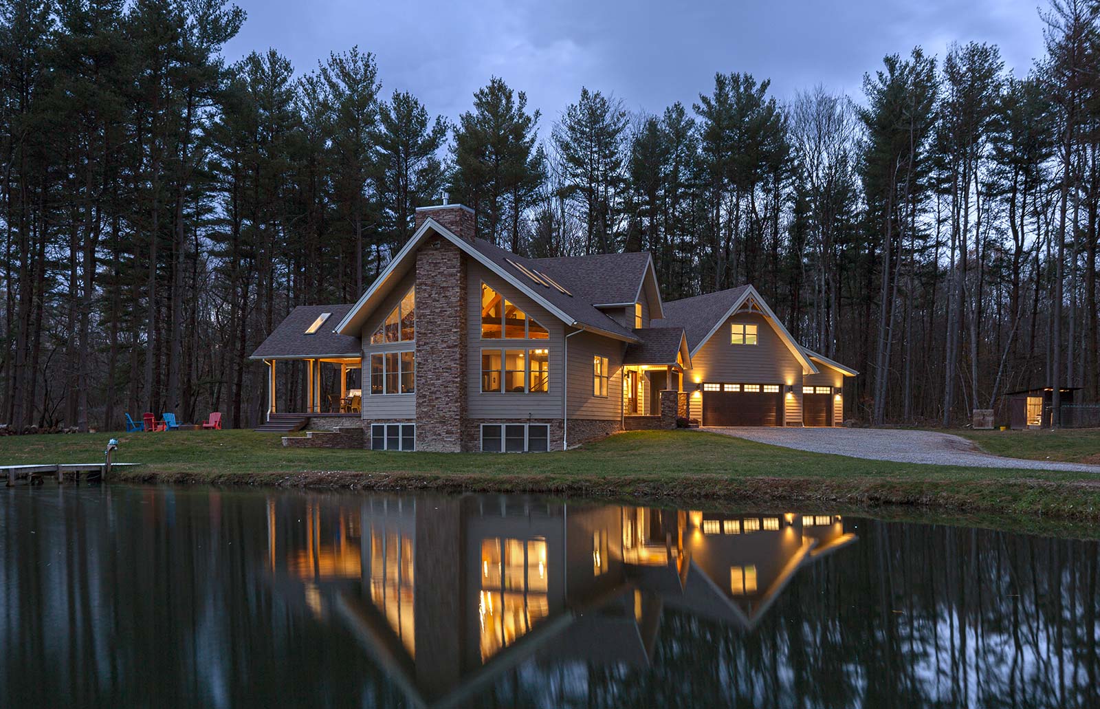 Pennsylvania Timber Home-blending styles