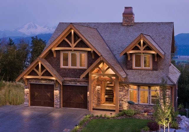 timber frame exterior