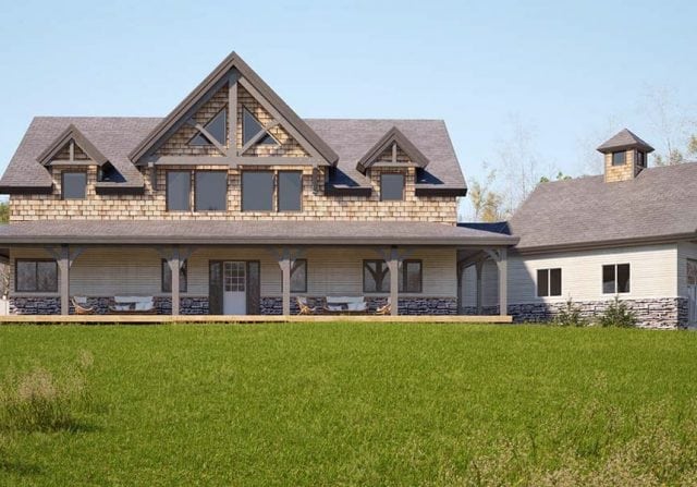 Fairfield rendering a riverbend favorite plan