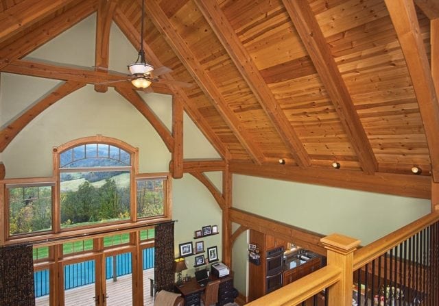 west virginia timber frame loft