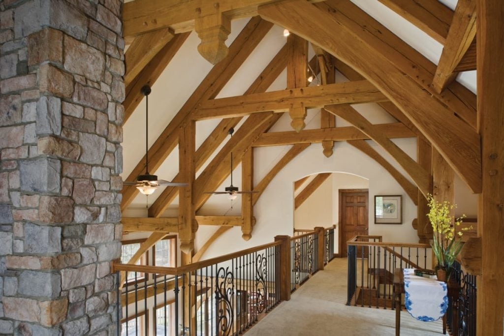timber frame catwalk