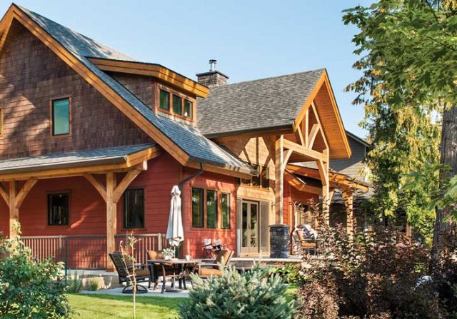 Canada Timber Frame Home Riverbend