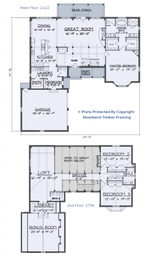 european style floor plan
