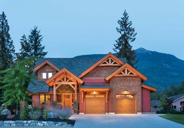 Revelstoke timber ext night