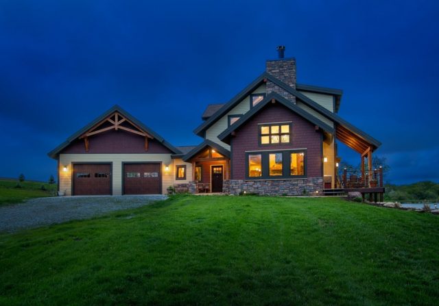 scissor style over a garage by riverbend