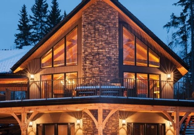 choosing mountain style architecture is not uncommon in the west