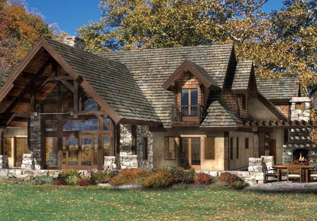 Sonoma Hills timber frame floor plan